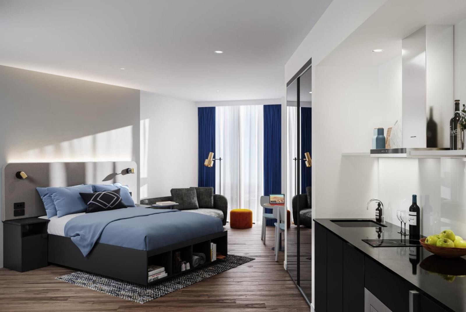 Studio Apartments At Aurora Near Melbourne Port Eksteriør billede