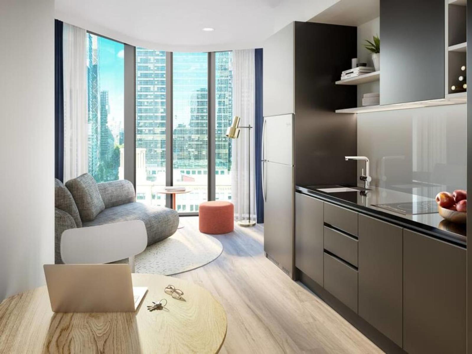 Studio Apartments At Aurora Near Melbourne Port Eksteriør billede